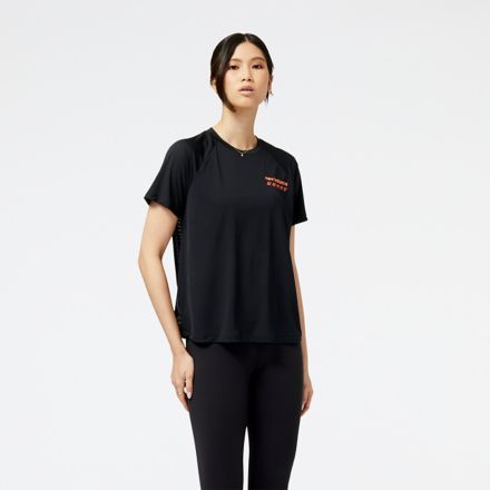 Buy New Balance Accelerate Pacer Black Short Sleeve T-Shirt