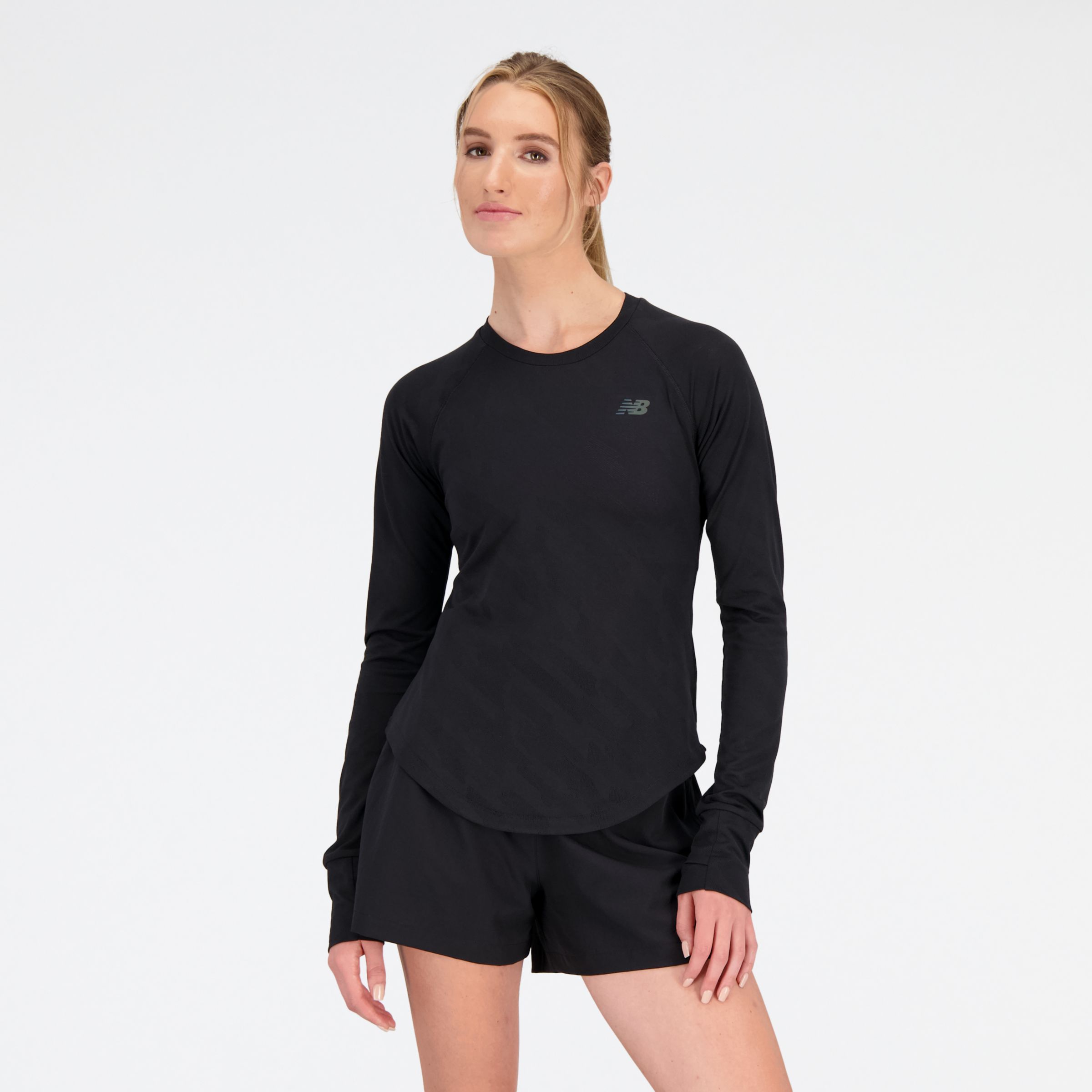 New Balance Men's Q Speed Jacquard Long Sleeve