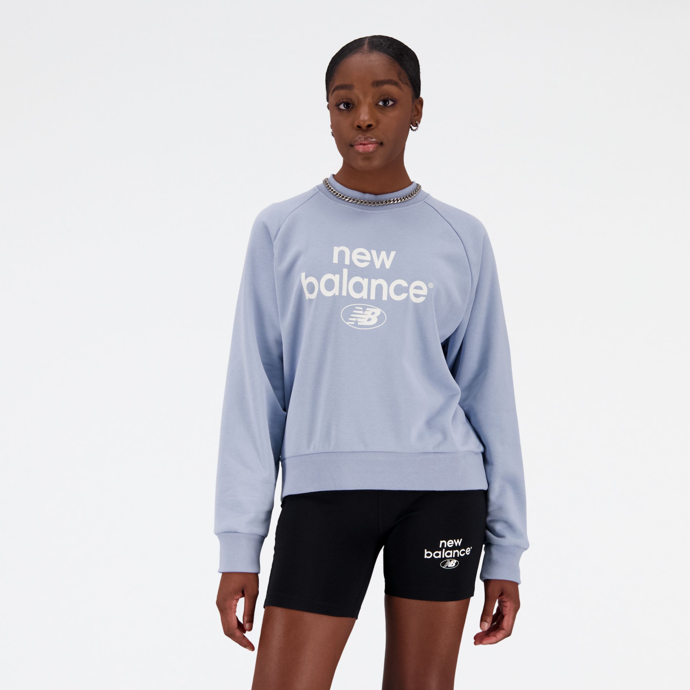 NB Essentials Reimagined Archive French Terry Crew Neck, , large