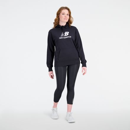 Hoodie Essentials Stacked Logo