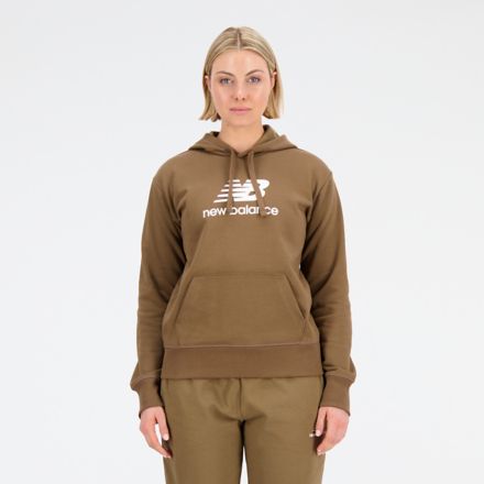 Essentials Stacked Logo French Terry Hoodie