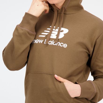 Essentials Stacked Logo French Terry Hoodie