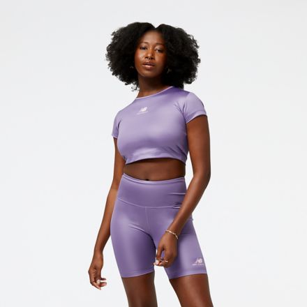 Lilac adidas hot sale crop top