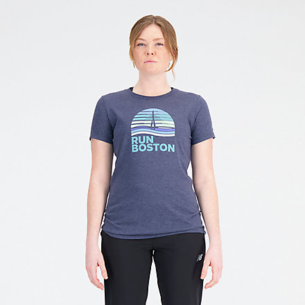 New Balance Boston Bridge Graphic T-Shirt, WT31601ZVBE image number null