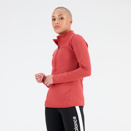 New Balance WOMEN'S Essentials Athletic Club Crewneck PINK  Women \ Women's  clothing \ Sweatshirts Brands \ #Marki - 4 \ New Balance