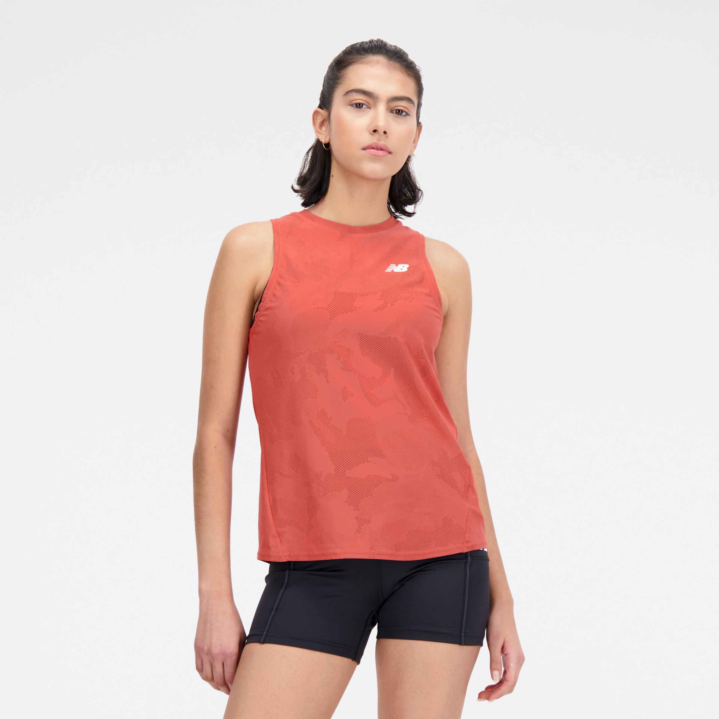 

New Balance Women's Q Speed Jacquard Tank Red - Red