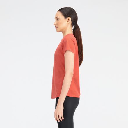 Women's Q Speed Jacquard Short Sleeve Apparel - New Balance