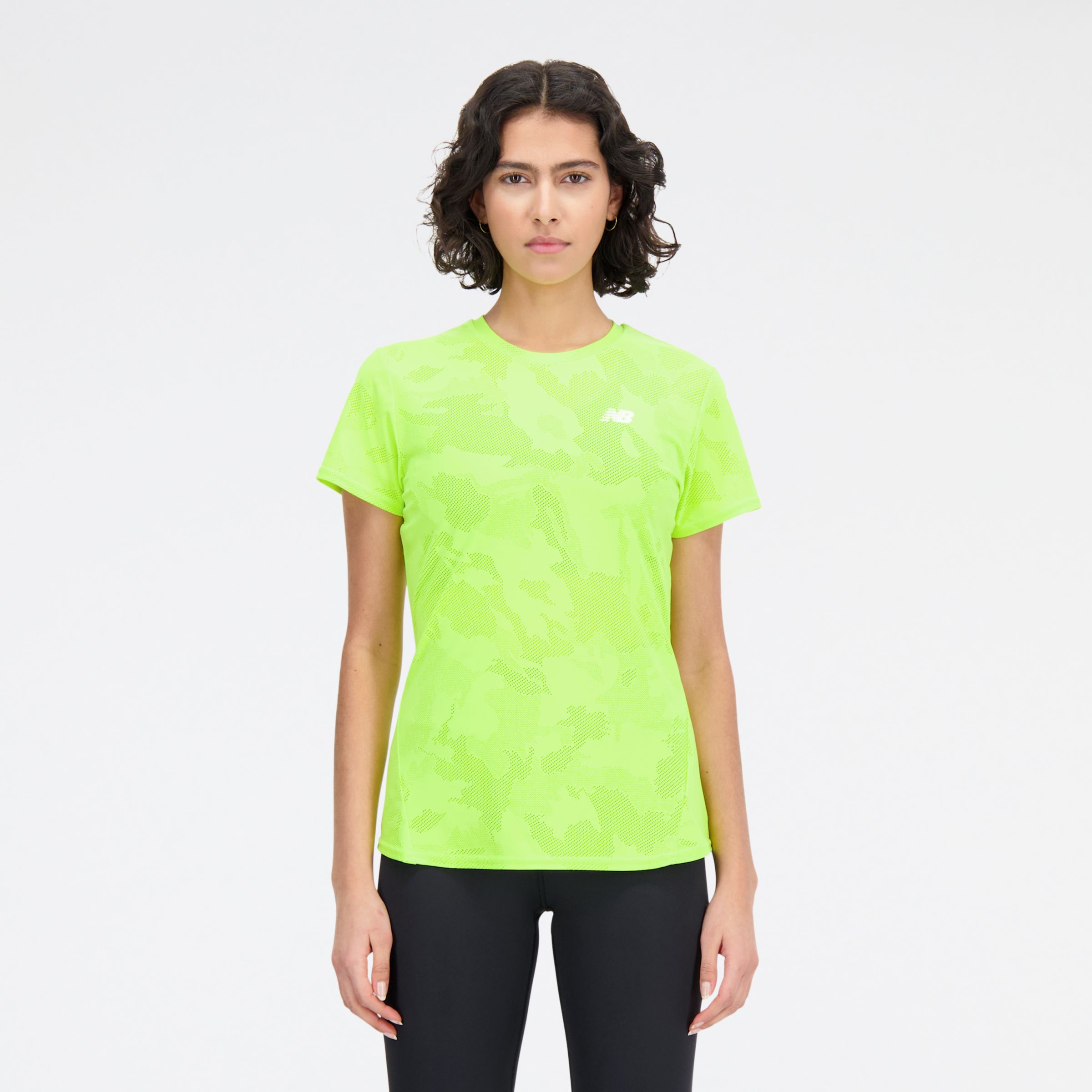 

New Balance Women's Q Speed Jacquard Short Sleeve Green - Green