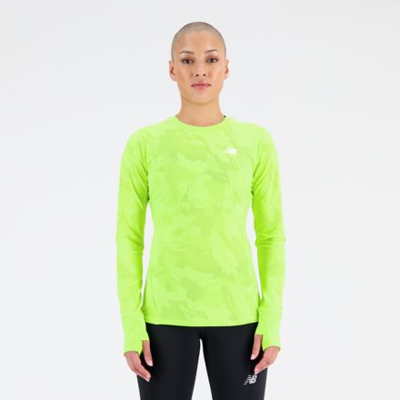 New balance women's long cheap sleeve top