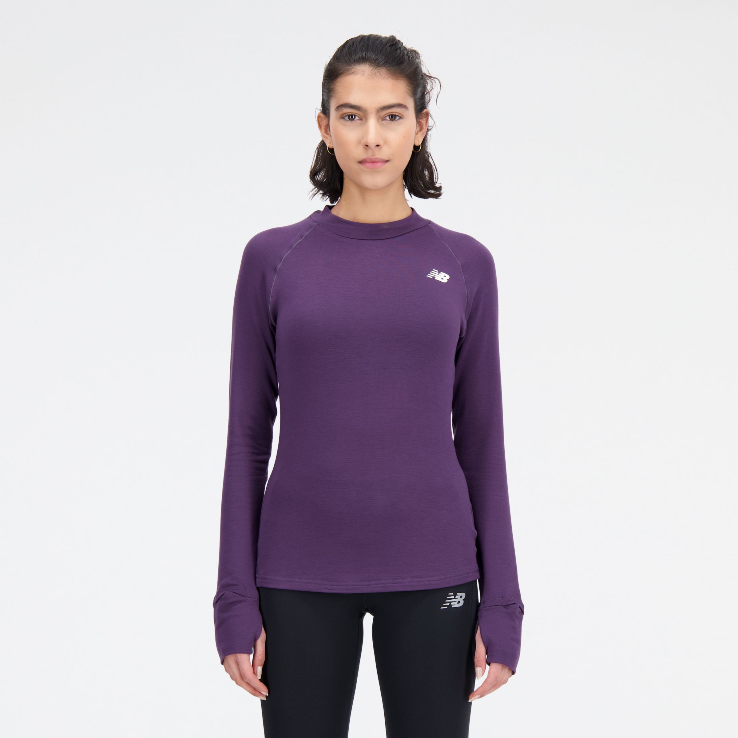 

New Balance Women's Q Speed 1NTRO Long Sleeve Purple - Purple