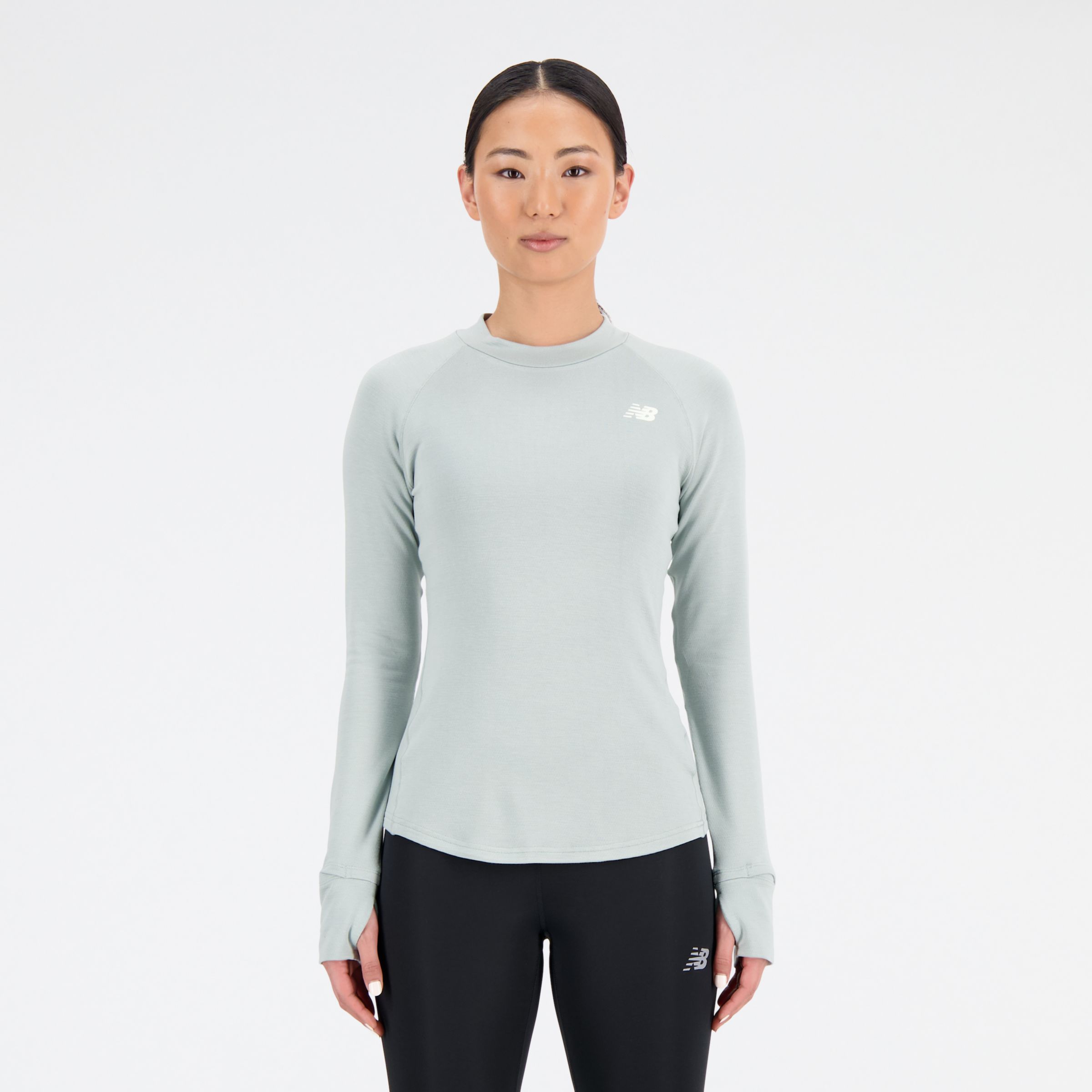 

New Balance Women's Q Speed 1NTRO Long Sleeve Green - Green