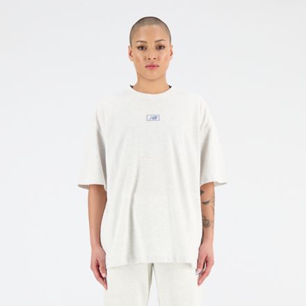 Essentials Graphic Cotton Jersey Oversized T-Shirt - New Balance