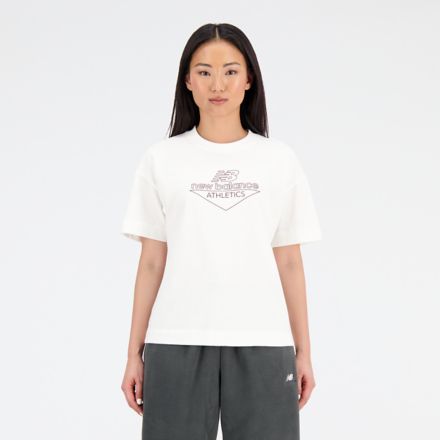 Athletics Cotton Jersey Boxy T-Shirt