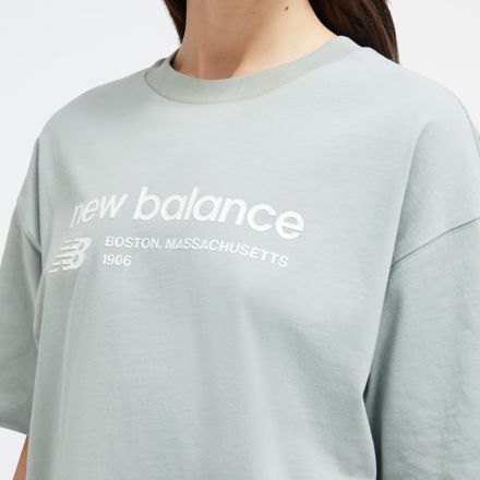 Linear Heritage Jersey Oversized T-Shirt - New Balance