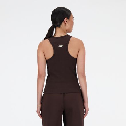 Linear Heritage Rib Knit Racer Tank