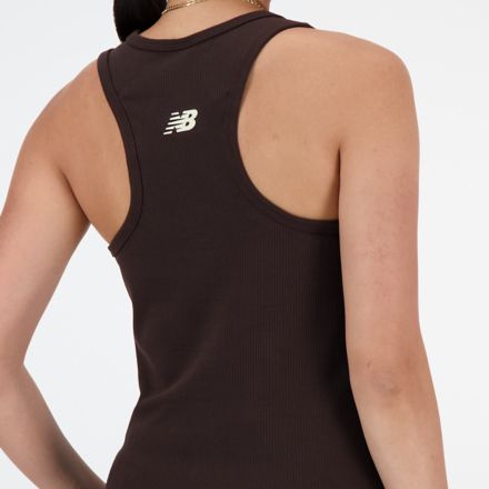 Linear Heritage Rib Knit Racer Tank