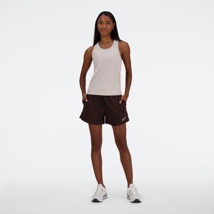 Linear Heritage Rib Knit Racer Tank