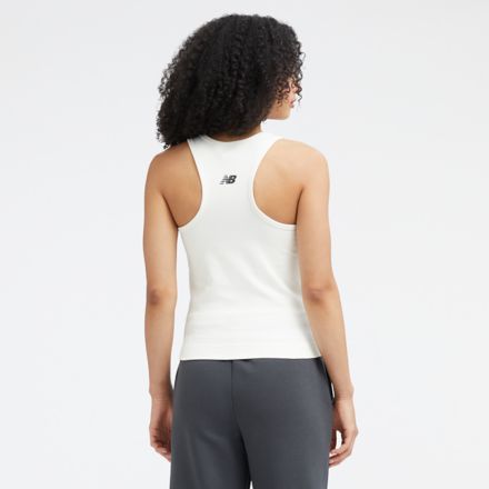 Linear Heritage Rib Knit Racer Tank