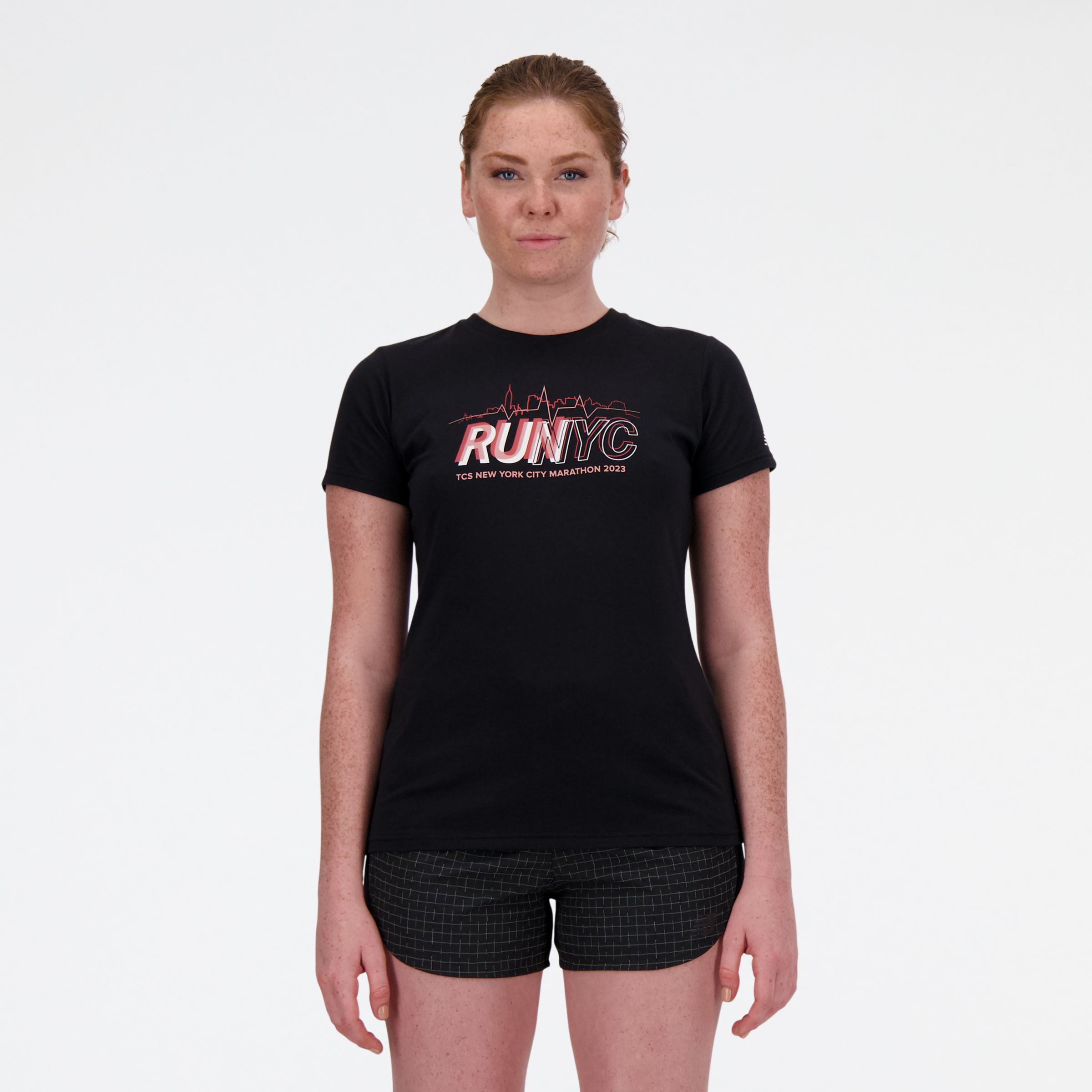 

New Balance Women's NYC Marathon Graphic T-Shirt Black - Black