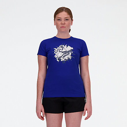 New Balance NYC Marathon Graphic T-Shirt, WT33621MTRY image number null