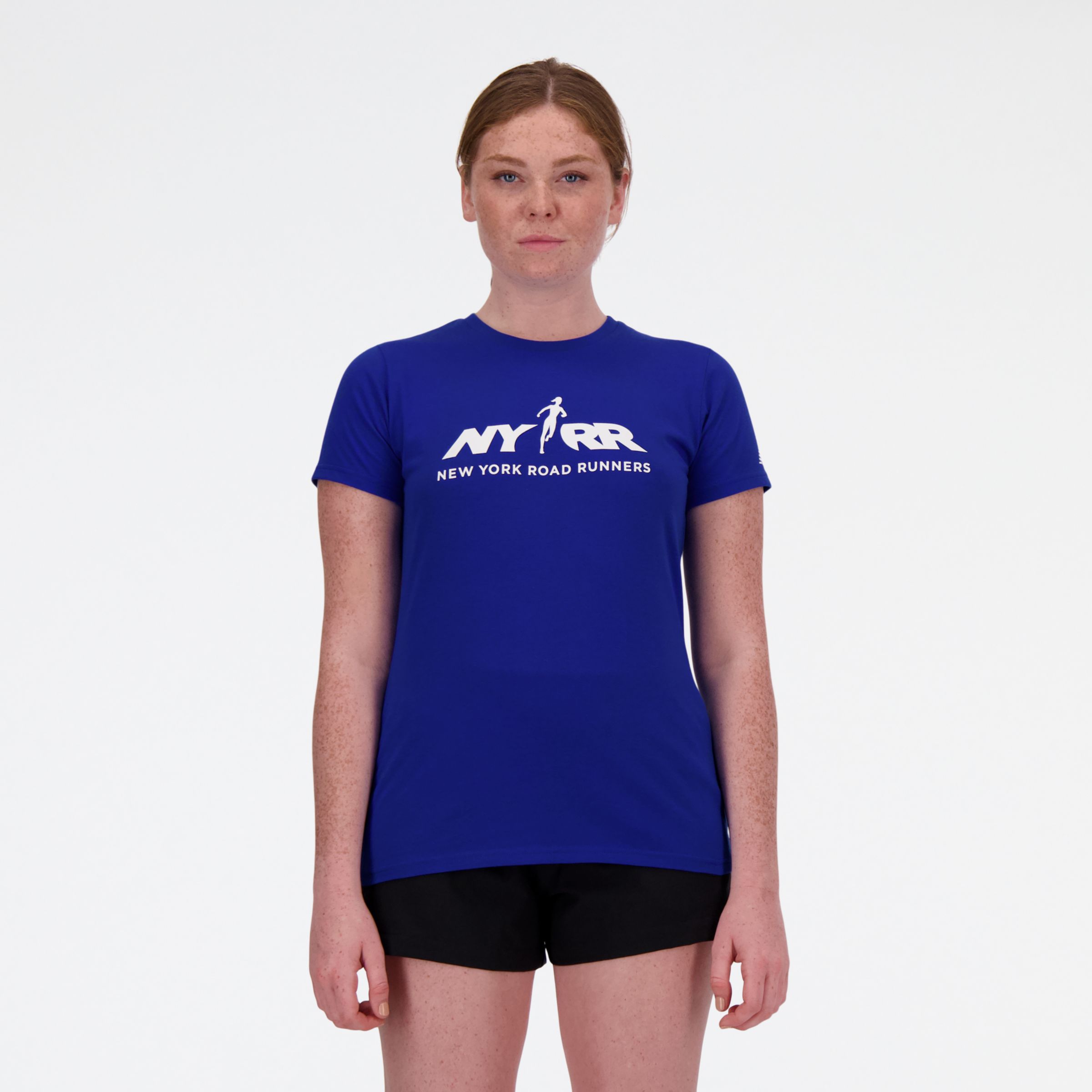 

New Balance Women's Run For Life Graphic T-Shirt Blue - Blue