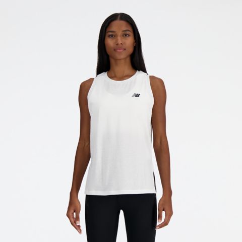Женские футболки New Balance Sport Essentials Heathertech Tank