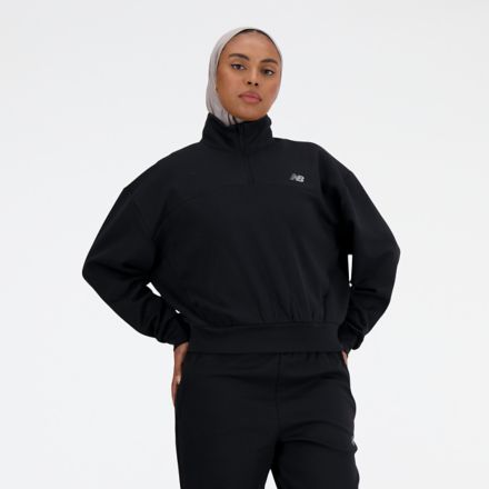 Tech Knit Oversized Quarter Zip