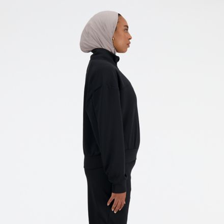 Tech Knit Oversized Quarter Zip