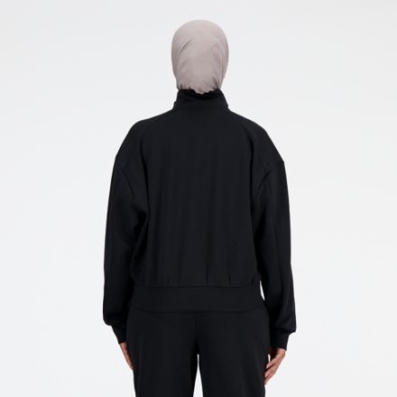 Tech Knit Oversized Quarter Zip
