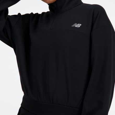 Tech Knit Oversized Quarter Zip