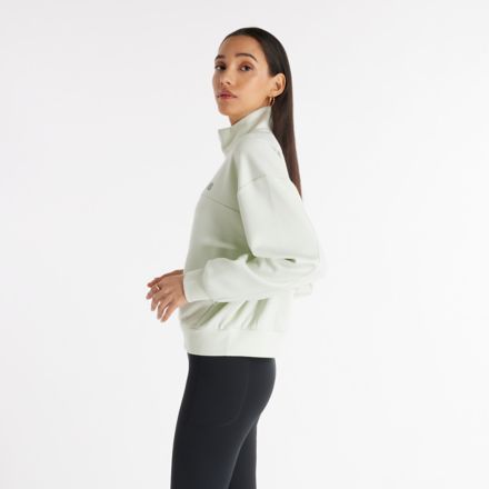 Tech Knit Oversized Quarter Zip