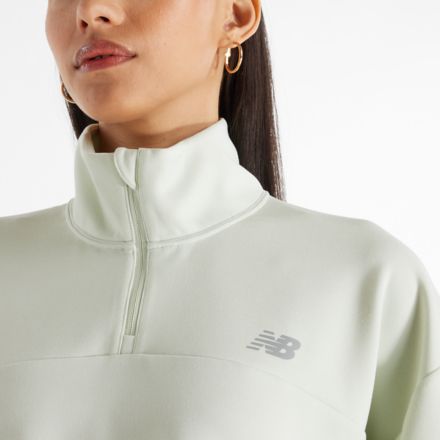 Tech Knit Oversized Quarter Zip