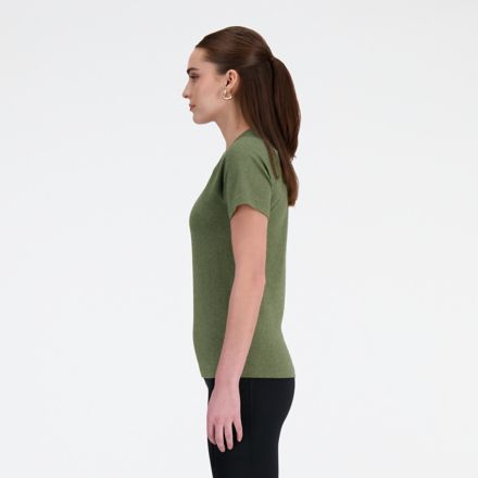 Knit Slim 短袖上衣