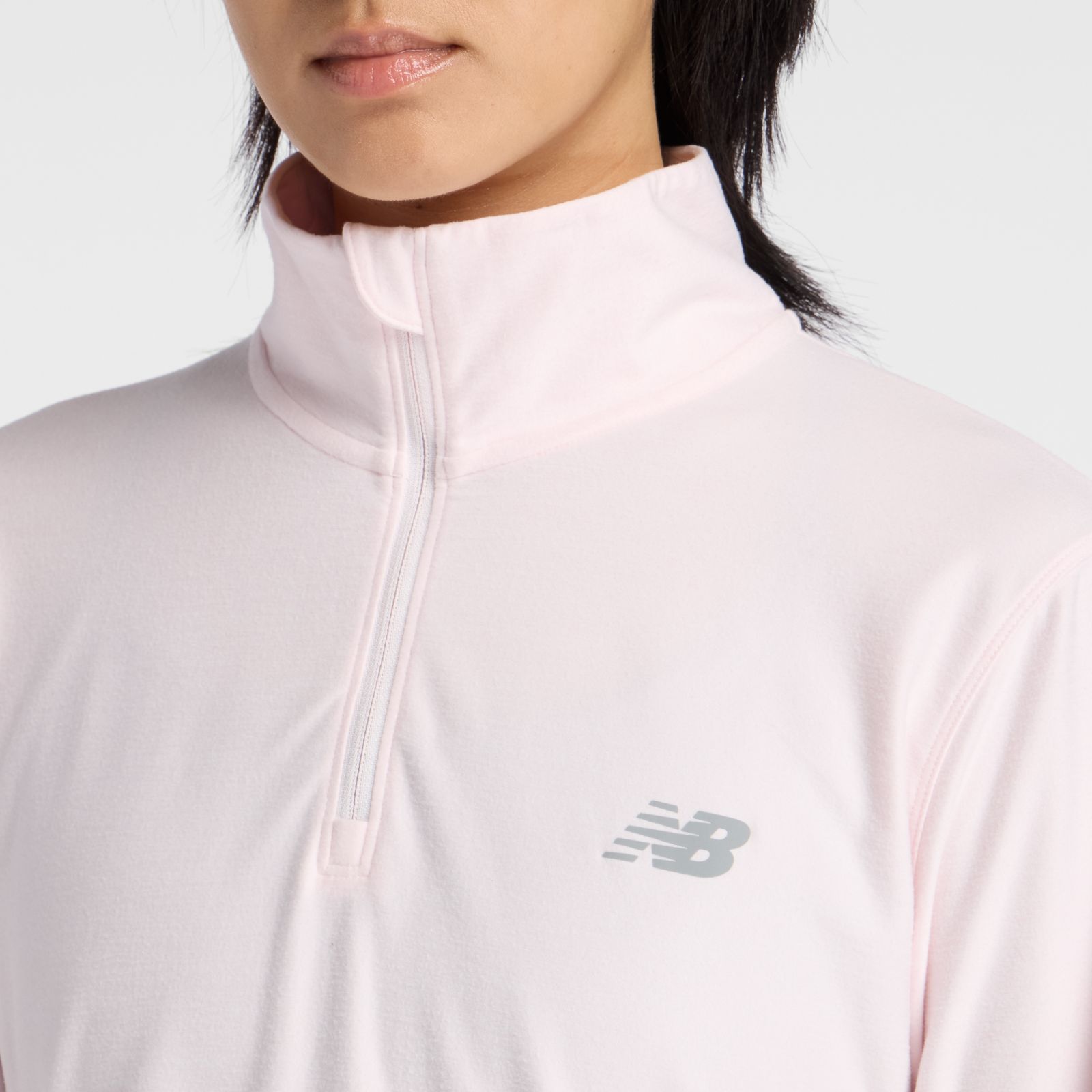 Женские свитеры New Balance Sport Essentials Space Dye 1/4 Zip — фото 2