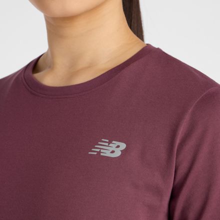 Sport Essentials Heathertech T-Shirt, FADED PLUM, WT41190FDP