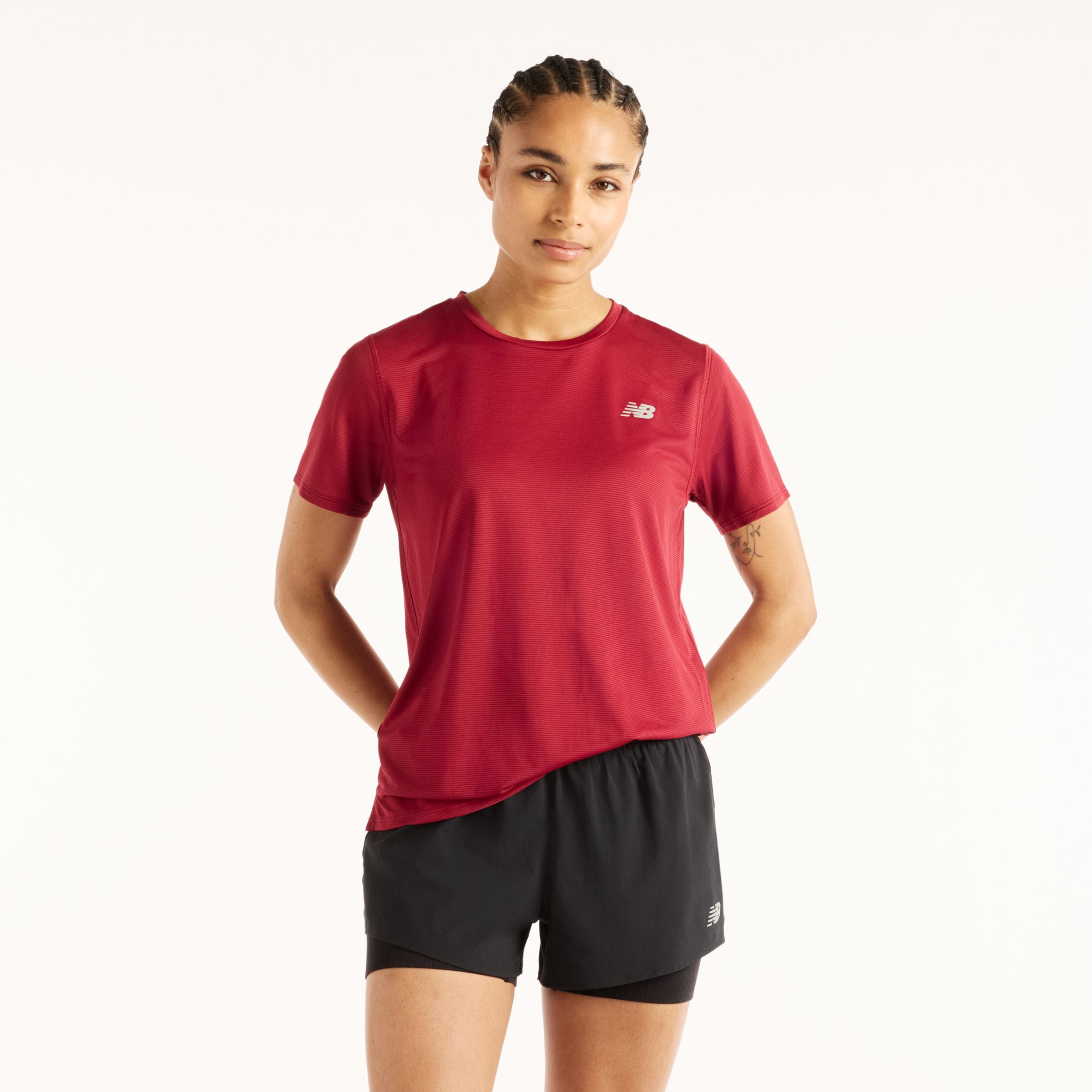New Balance Sport Essentials 圓領上衣, WT41222PDR