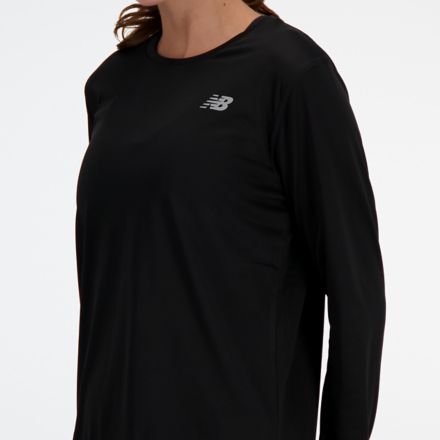 【New Balance】 WOMEN Sports Essential Long Sleeve T-shirt Amazon.com: New Balance Women's Sport Essentials Long Sleeve