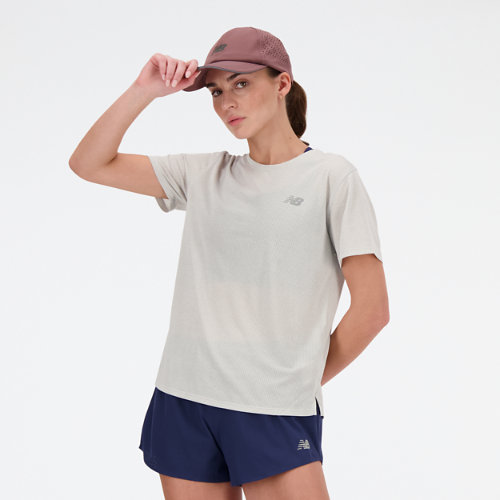 New Balance Women's Athletics T-shirt In Grey