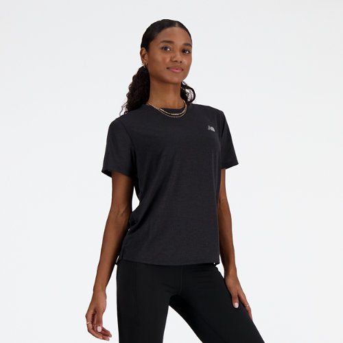 New Balance Women's Athletics T-shirt In Black