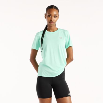 Athletics T-Shirt, NB 海軍藍 希瑟藍, WT41253BM4