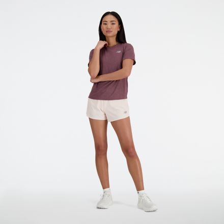 Mulheres Athletics Pearl Cropped T-Shirt - New Balance