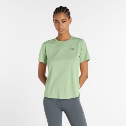 Athletics T-Shirt, MELON WATER HEATHER, WT41253MWH