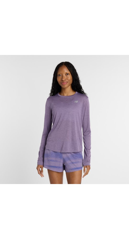 New Balance RC Essential Long Sleeve in Ash Heather