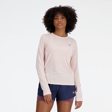 New balance long on sale sleeve running top womens