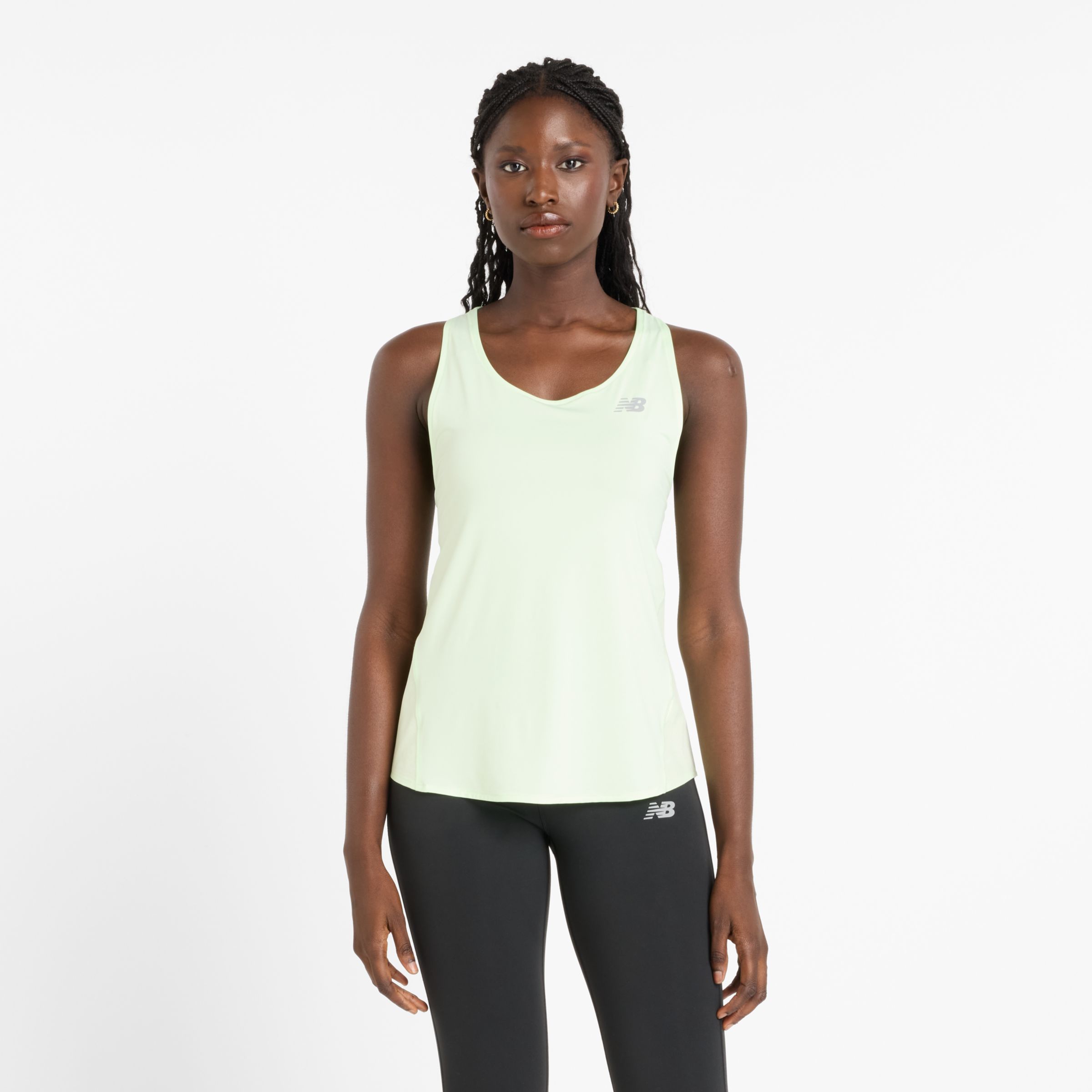 

New Balance Women's Race Day Singlet Green - Green