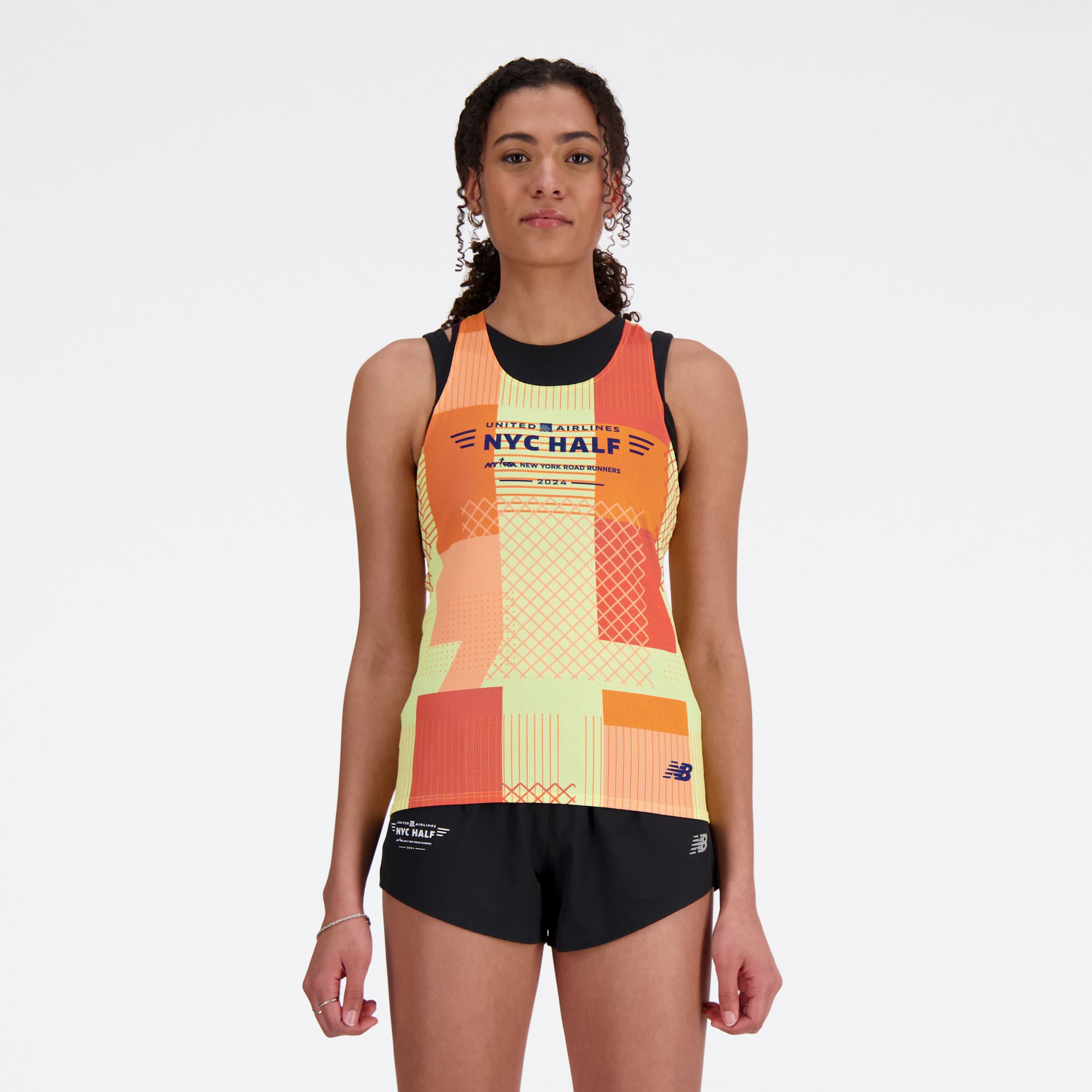 

New Balance Women's United Airlines NYC Half Printed Singlet Print / Pattern / Misc - Print / Pattern / Misc