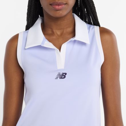 Collared Tournament Tank, BLACK, WT41402DYK