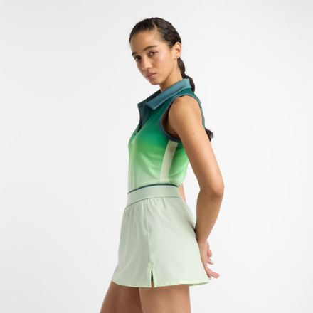 Printed Collared Tournament Tank