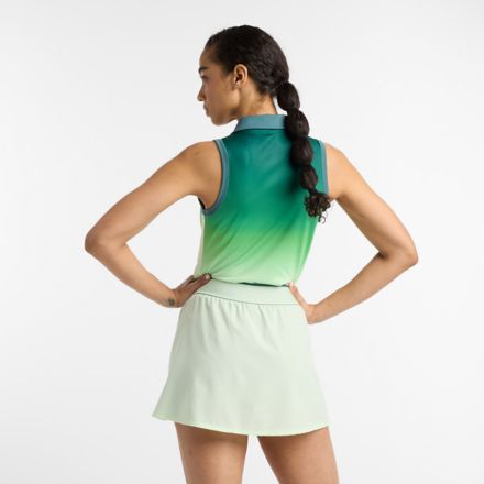 Printed Collared Tournament Tank