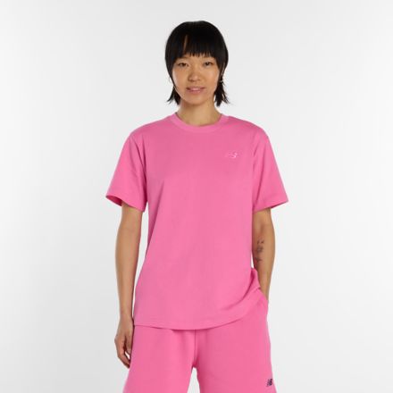 Athletics Jersey T-Shirt, PINK SATIN, WT41501AAC